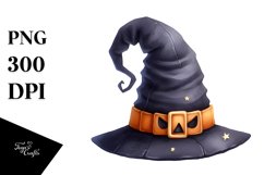 Funny Halloween Hat Chibi Simple Clipart Product Image 3