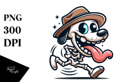 Goofy Animal Skull with Hat, PNG Product Image 1