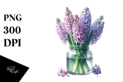 Jar with Lily PNG Product Image 1