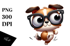Sarcastic Side-Eye Puppy PNG Product Image 1