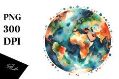 Washed Vintage Earth | Clipart Product Image 3