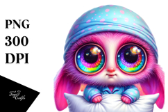 Crazy Cute Baby Fairy PNG Product Image 1