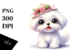 Happy Maltese, Transparent PNG Product Image 1