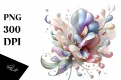 Framed Sweet Pea Clipart, High-Res PNG Product Image 3