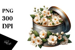 Sublimation Detailed Can Large Jasmine Clipart Product Image 3