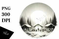 Simple Christmas Nativity Scene PNG Product Image 1
