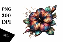 Detailed Petunia Clipart, High-Quality PNG Product Image 1