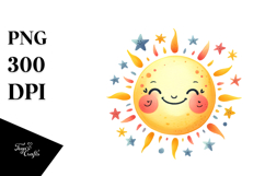 Happy Sun, PNG Product Image 1