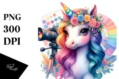 Colorful Baby Unicorn in Studio Product Image 3