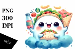Funny Vibrant Watercolor Simple Cute | Sublimation Clipart Product Image 3