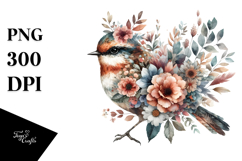 Boho Bird, Transparent PNG Product Image 1