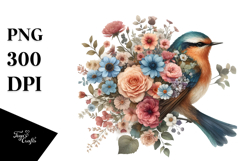 Boho Bird,Transparent PNG Product Image 1