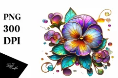 Watercolor Luxury Flower Splash Clipart Product Image 3