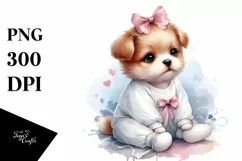 Cute Baby Dog, High Details PNG Product Image 3