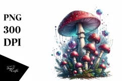 Detailed Mushroom, High-Res PNG Product Image 3