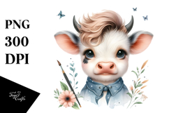 Energic Baby Cow PNG Product Image 1