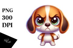 Colorful Cartoon Baby Beagle | Sublimation | Clipart Product Image 3