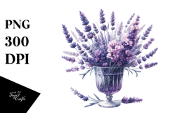Watercolor with Lavender | Clipart Product Image 1