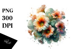 Artistic Nasturtium | Abstract Clipart Product Image 1