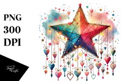 Colorful Watercolor Digital Painting with Very Simple Product Image 1