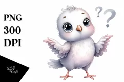 Funny Baby Dove Standing in 2 Legs with Big Eyes Product Image 3