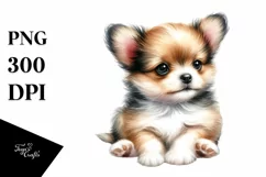 Cute Baby Dog PNG Product Image 1