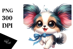 Baby Cartoon Papillon, PNG Product Image 1