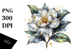 Detailed Gardenia | Abstract Clipart Product Image 1