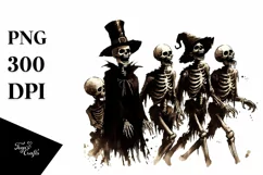 Vintage Halloween Zombie PNG Product Image 3