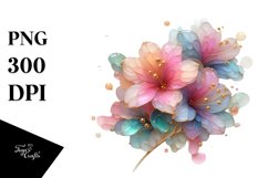 Colorful Azalea Splash | Sublimation | Clipart Product Image 3