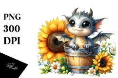 Cute Baby Dragon PNG Product Image 1