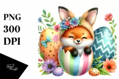 Watercolor Colorful Easter Clipart |T-shirt, Mug, Tumbler Product Image 3