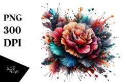 Colorful -like Carnation PNG Product Image 1
