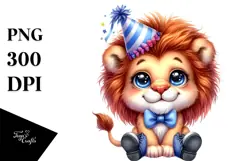 Happy Baby Lion PNG Product Image 1