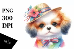 Colorful Cute Dog PNG Product Image 1