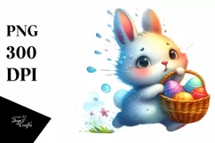 Easter Bunny Clipart |T-shirt, Mug PNG Product Image 8