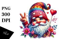 Colorful Watercolor Digital Painting with Detailed Product Image 1