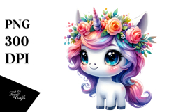Cute Unicorn PNG Product Image 1