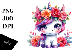 Cute Unicorn PNG Product Image 1