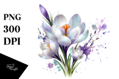 Crocus Flower, Transparent PNG Product Image 1