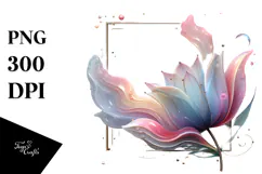 Glossy -like Tulip, Pastel PNG Product Image 1