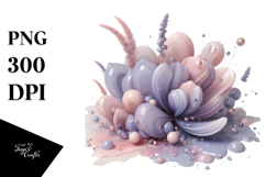 Colorful Glossy Lavender PNG Product Image 1