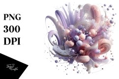 Colorful Glossy Lavender PNG Product Image 3