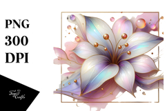 Abstract Pastel Glossy Lily, 20 oz Tumbler Product Image 1