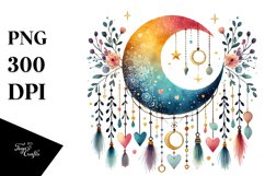 Colorful Watercolor Digital Painting with Very Simple Cute Product Image 1