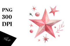Pinkish Star PNG Product Image 1