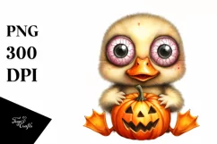 Cute Baby Bird with Crazy Eyes, Transparent PNG Product Image 1