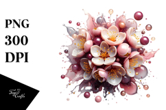 Abstract Cherry Blossom PNG Product Image 1