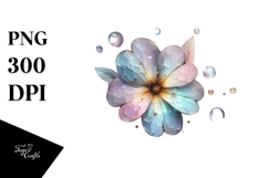 Abstract Pastel Shiny Primrose PNG Product Image 1