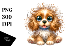 Cute Cocker Spaniel Puppy, Transparent PNG Product Image 1